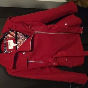 BCBGeneration Women's Bold Red Utility Jacket